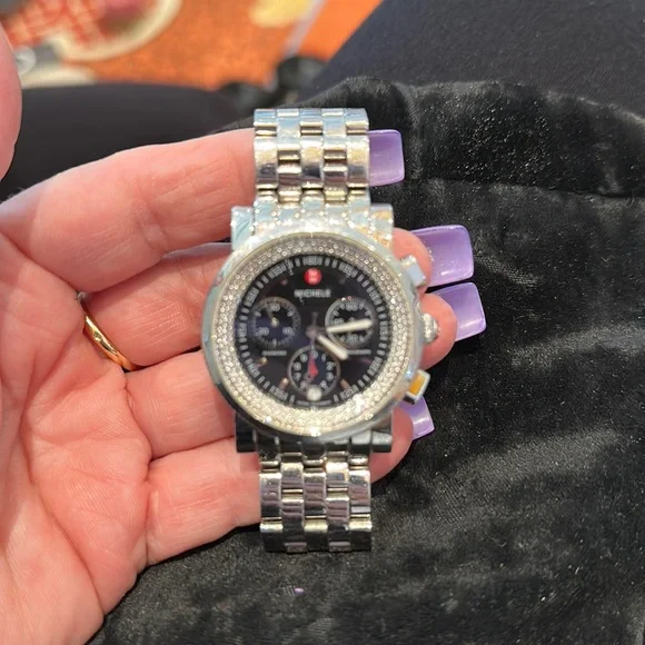 Michele | Accessories | Michele Diamond Chronograph Model  display picture 2